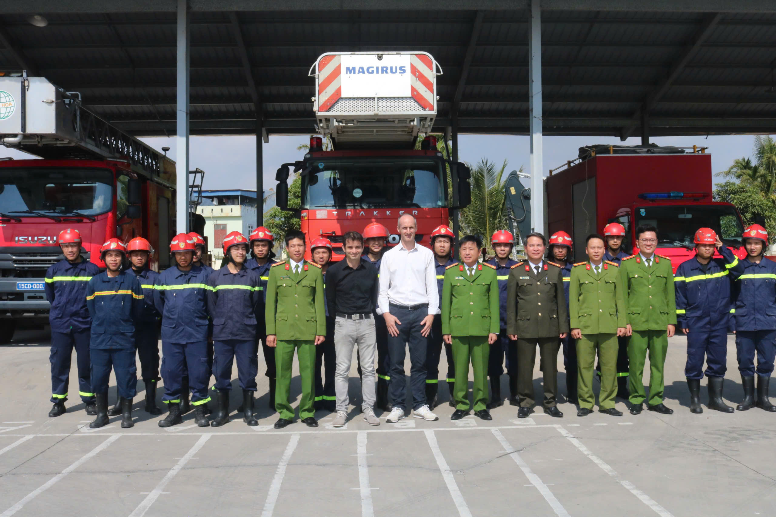 Phòng Cảnh sát PCCC và CNCH: Tổ chức tiếp đoàn công tác PCCC và CNCH của Pháp